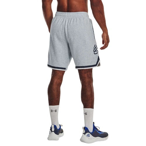 Under Armour Mens Curry Fleece 9" Shorts - Blue