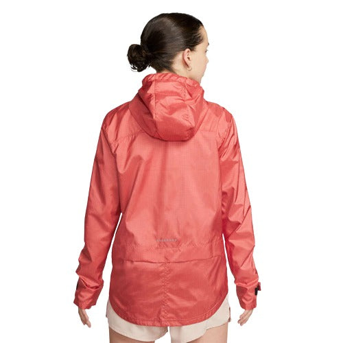 Nike Womens Essential Running Jacket - Red