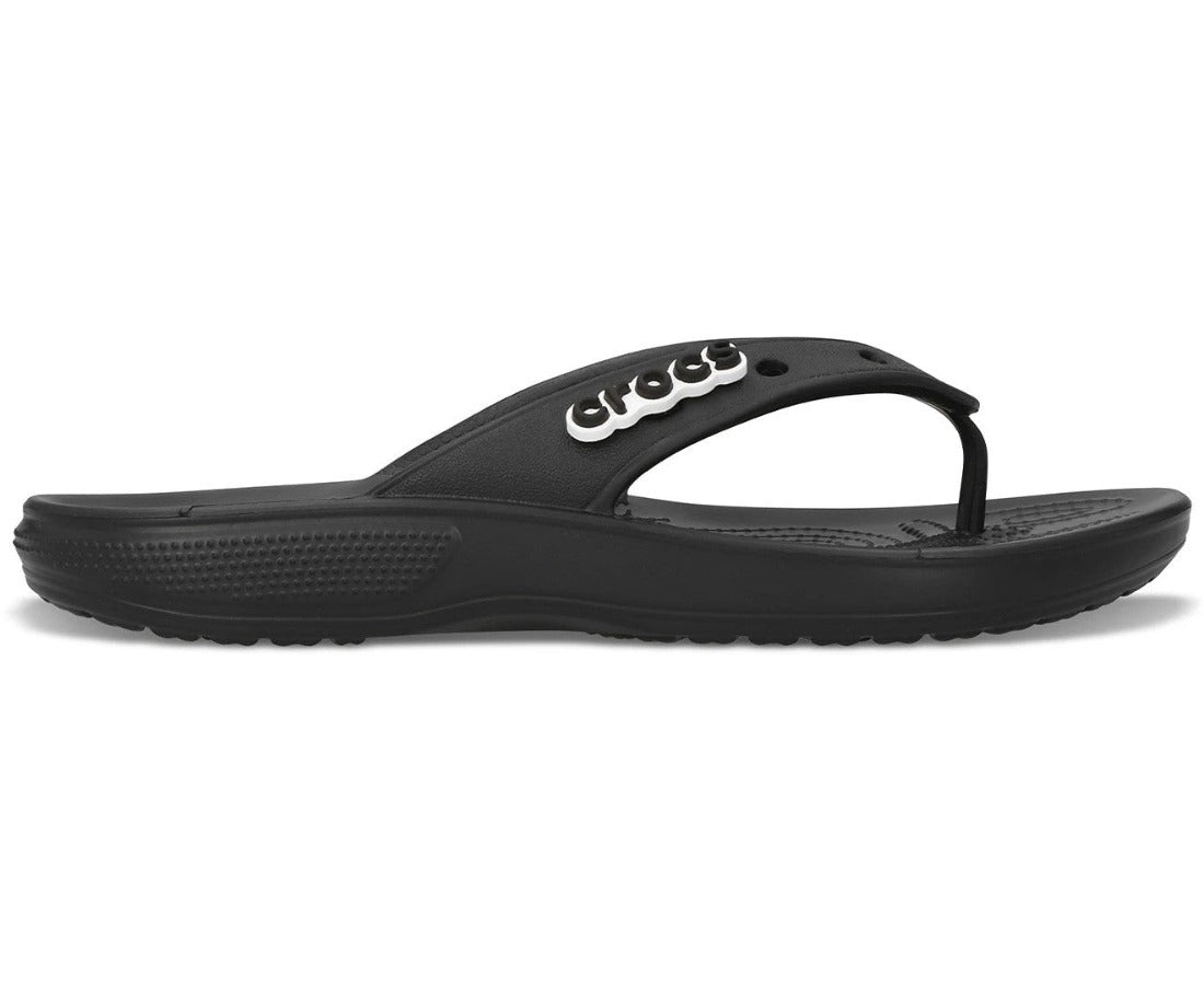 Crocs Unisex Classic Flip Thongs - Black