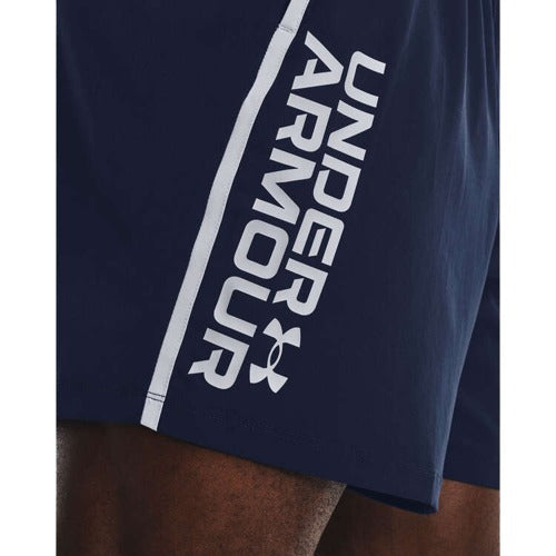 Under Armour Mens Qualifier Performance 5inch Shorts - Blue