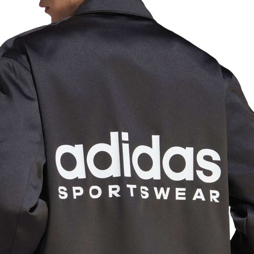 adidas Mens Xpress Coaches Jacket - Black