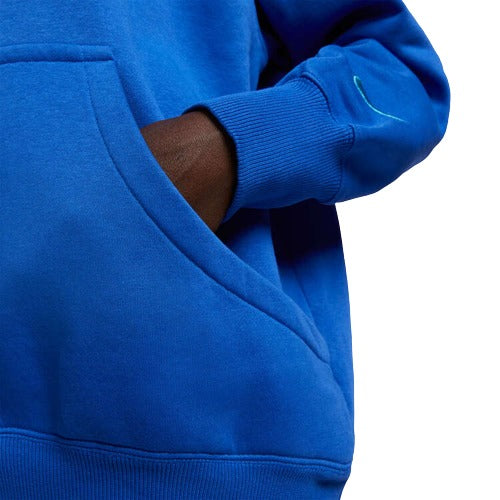 Nike Womens Sportswear Oversized Fleece Hoodie - Blue