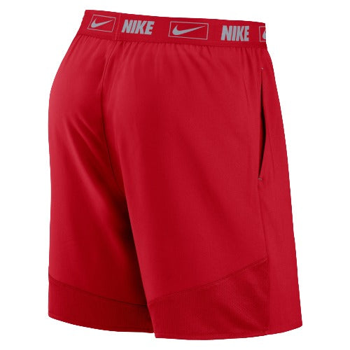 Cincinnati Reds Nike Bold Express Woven Swoosh Logo Shorts - Red