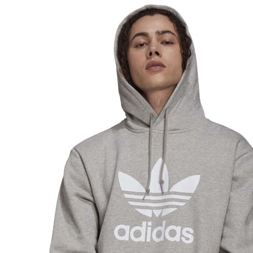 adidas Originals Mens Adicolor Classics Trefoil Hoodie - Grey