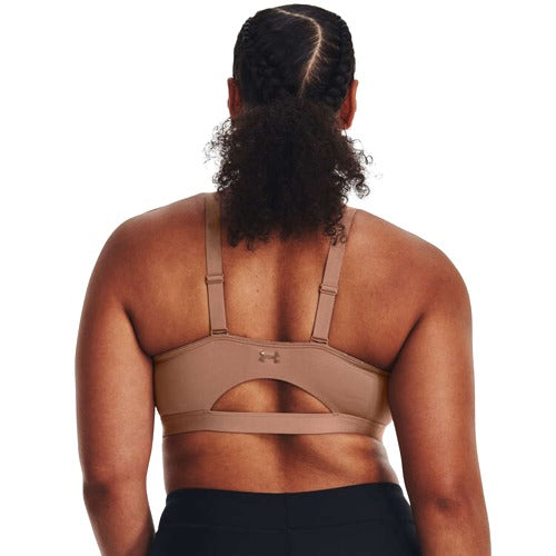 Under Armour Womens Adjustable SmartForm Evolution Mid Sports Bra - Brown