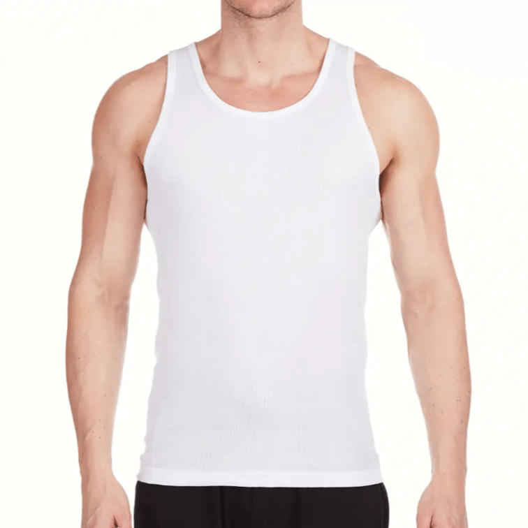 Calvin Klein Men's Tank Top 3-Pack - White/White/White