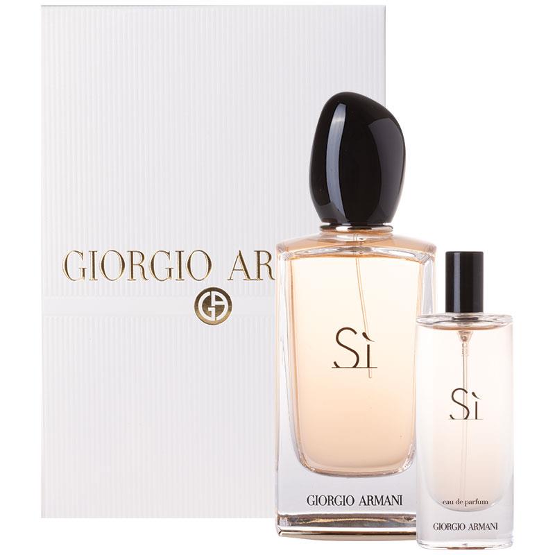 Giorgio Armani Si Eau de Parfum 100ml plus 15ml 2 Piece Set