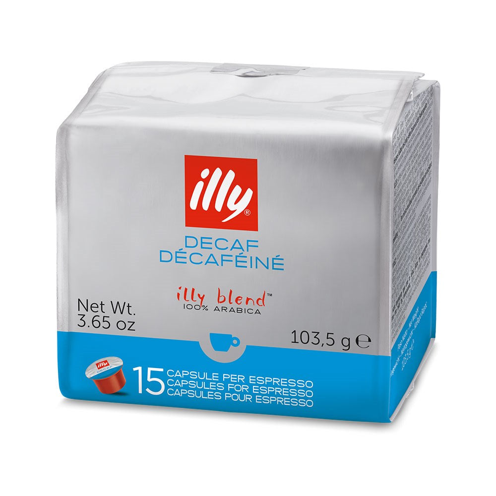 12 x illy Decaf MPS Capsules 15pcs