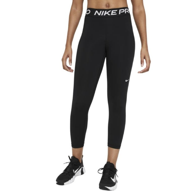 Nike Women's Pro 365 Crop Tights - Black/White