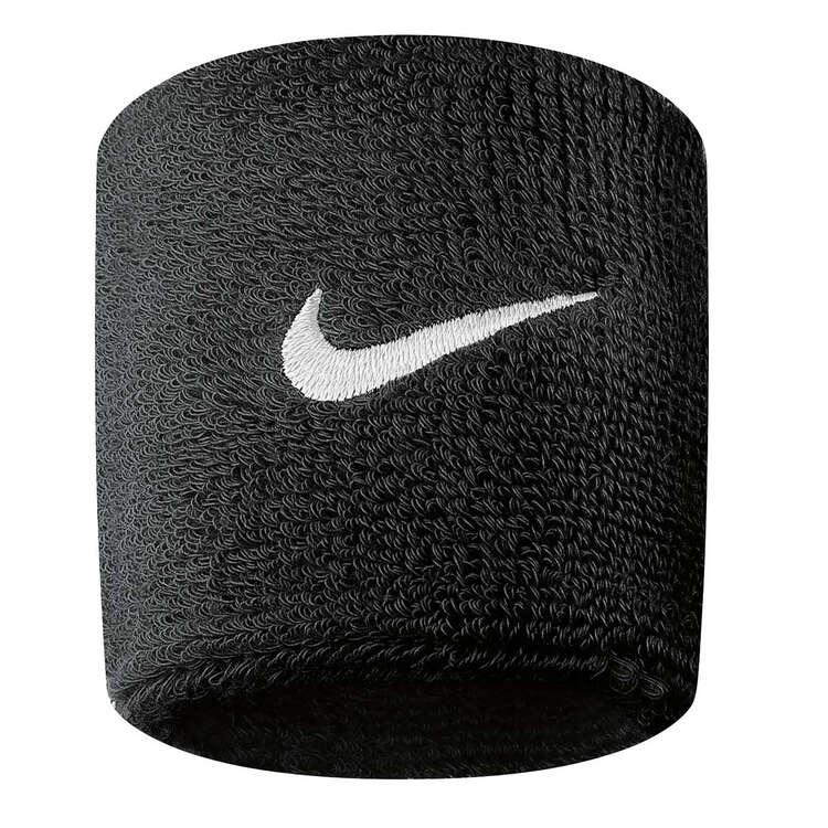 Nike Swoosh Wristband OSFA - Black / White