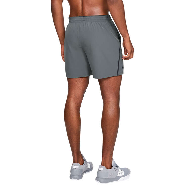 Under Armour Mens Lightweight Qualifier 5-inch Woven Training Shorts - Grey