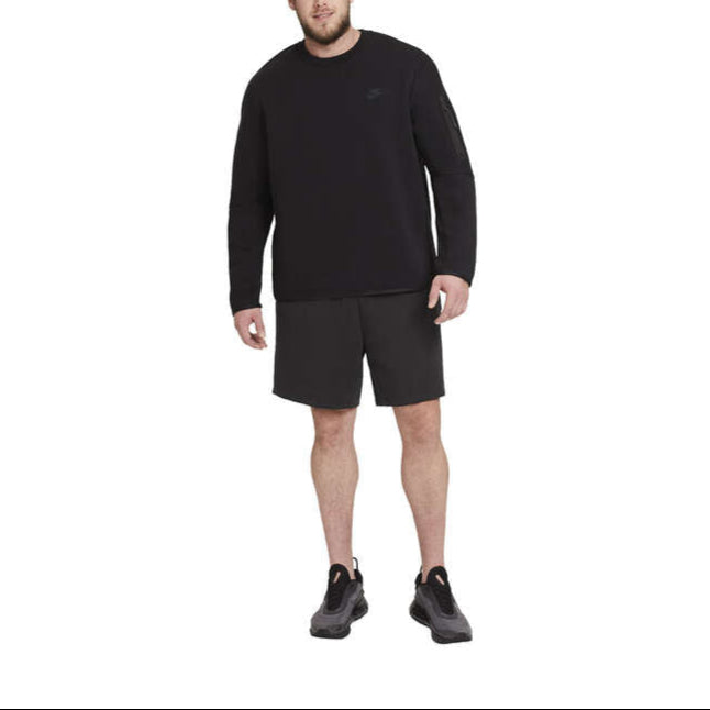 Nike Mens Cotton Sportswear Tech Fleece Shorts - Black