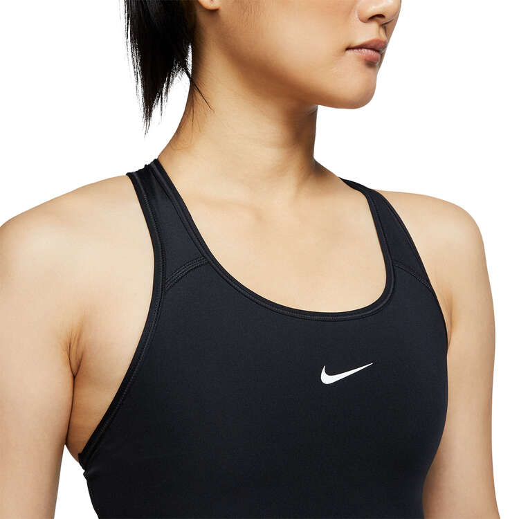 Nike Womens Swoosh Dri-FIT Medium Support Sports Bra - Black