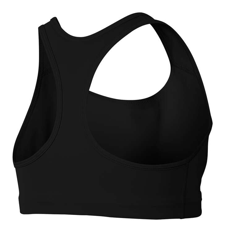 Nike Womens Dri-FIT Swoosh Medium Support Sports Bra - Black