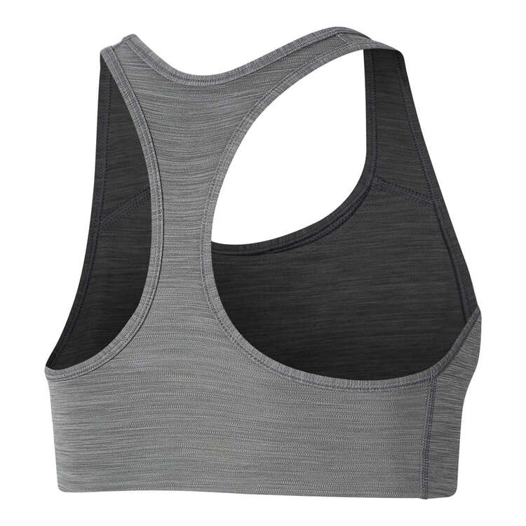 Nike Womens Dri-FIT Swoosh Medium Support Sports Bra - Grey