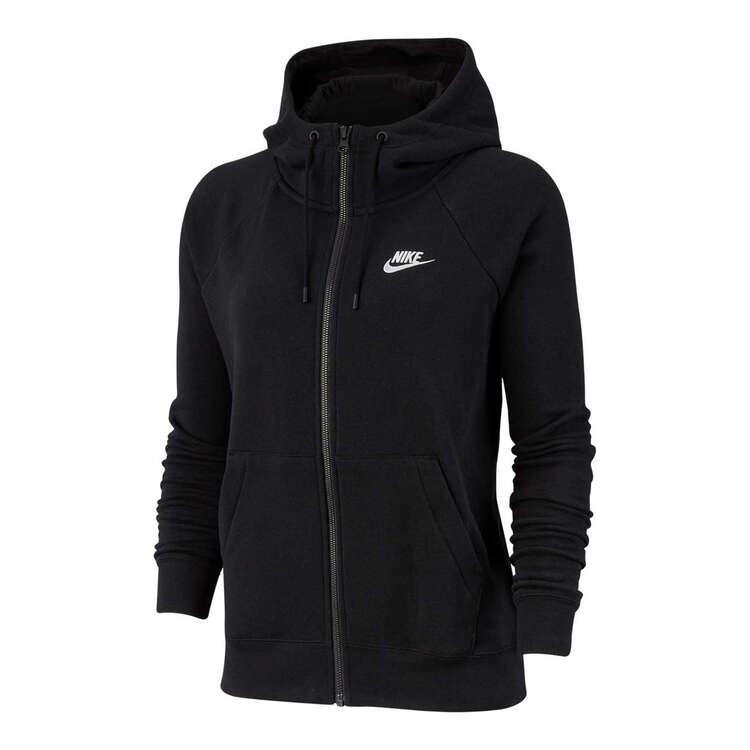 Nike Womens Sportswear Essentials Full Zip Hoodie - Black