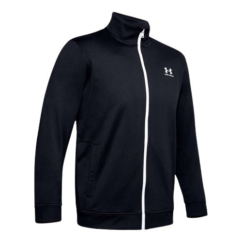 Under Armour Mens Sportstyle Tricot Jacket - Black