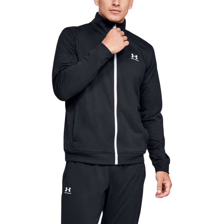 Under Armour Mens Sportstyle Tricot Jacket - Black