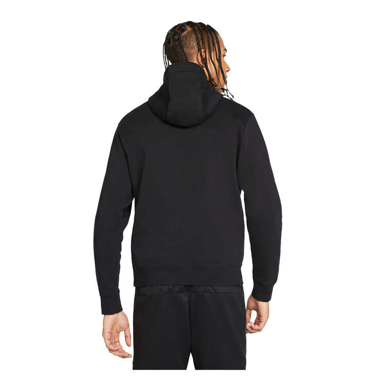 Nike Mens Sportswear Club Fleece Full-Zip Hoodie - Black