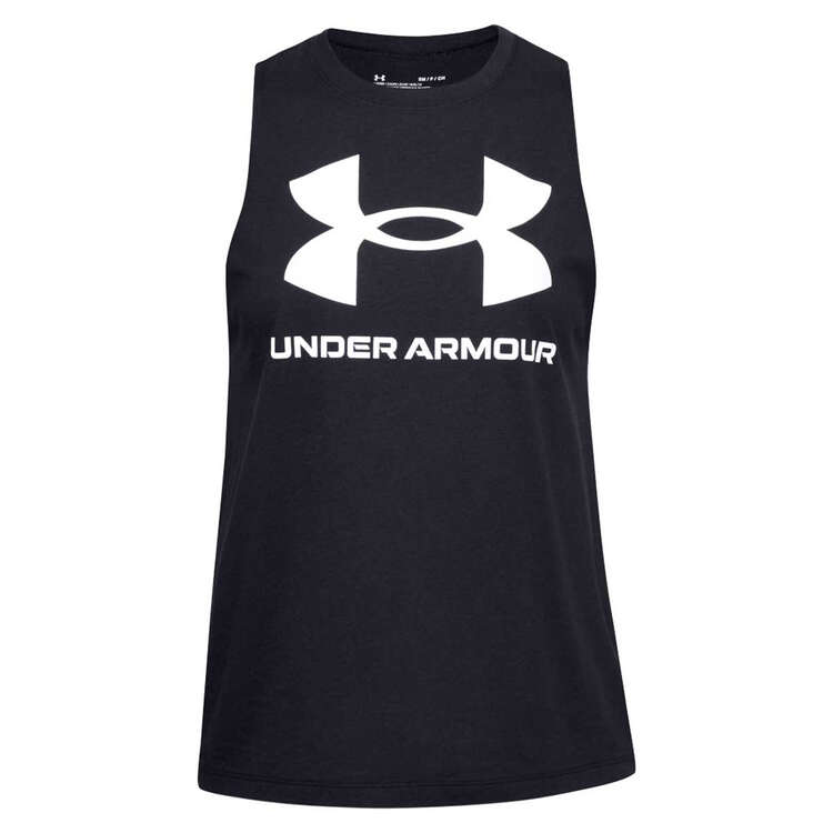 Under Armour Womens Cotton Blend Live Sportstyle Training Tank - Black