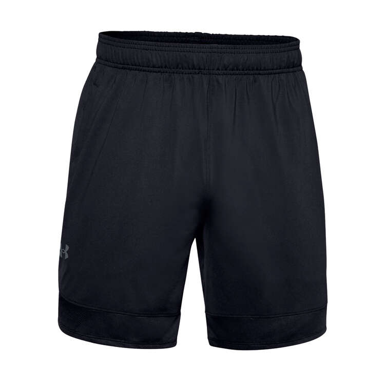 Under Armour Mens Polyester Stretch Training 7in Shorts - Black