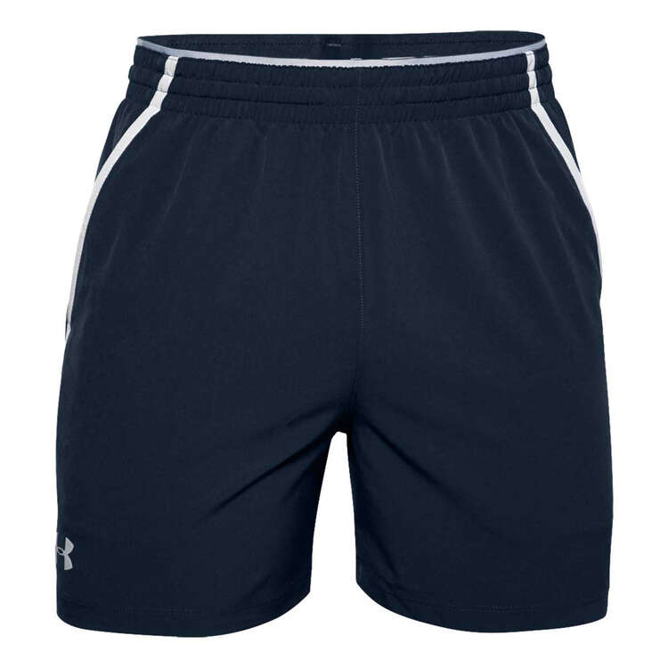 Under Armour Mens Lightweight Qualifier 5-inch Woven Training Shorts - Navy