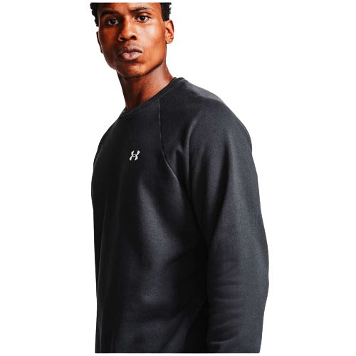 Under Armour Mens Rival Cotton Sweatshirt - Black