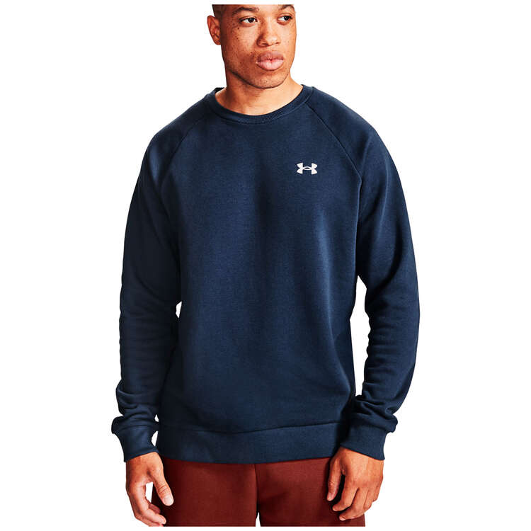 Under Armour Mens Rival Cotton Sweatshirt - Navy