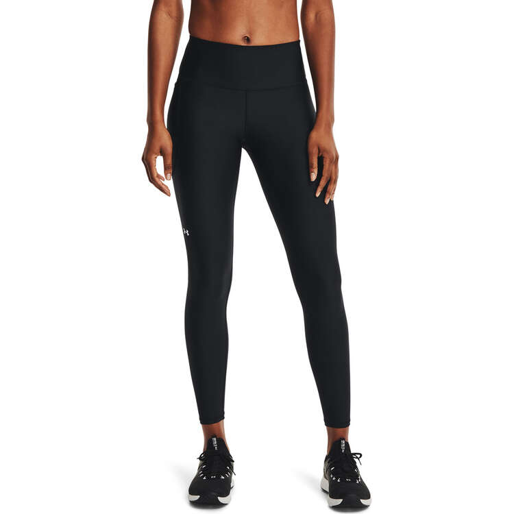 Under Armour Womens HeatGear No-Slip Waistband Full Length Tights - Black