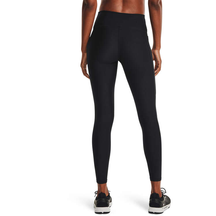 Under Armour Womens HeatGear No-Slip Waistband Full Length Tights - Black