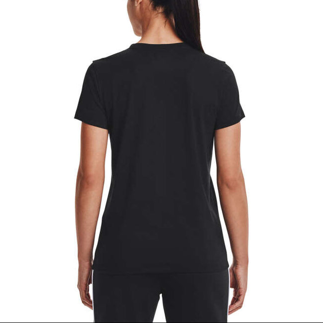 Under Armour Womens Super-Soft Sportstyle Logo Tee - Black