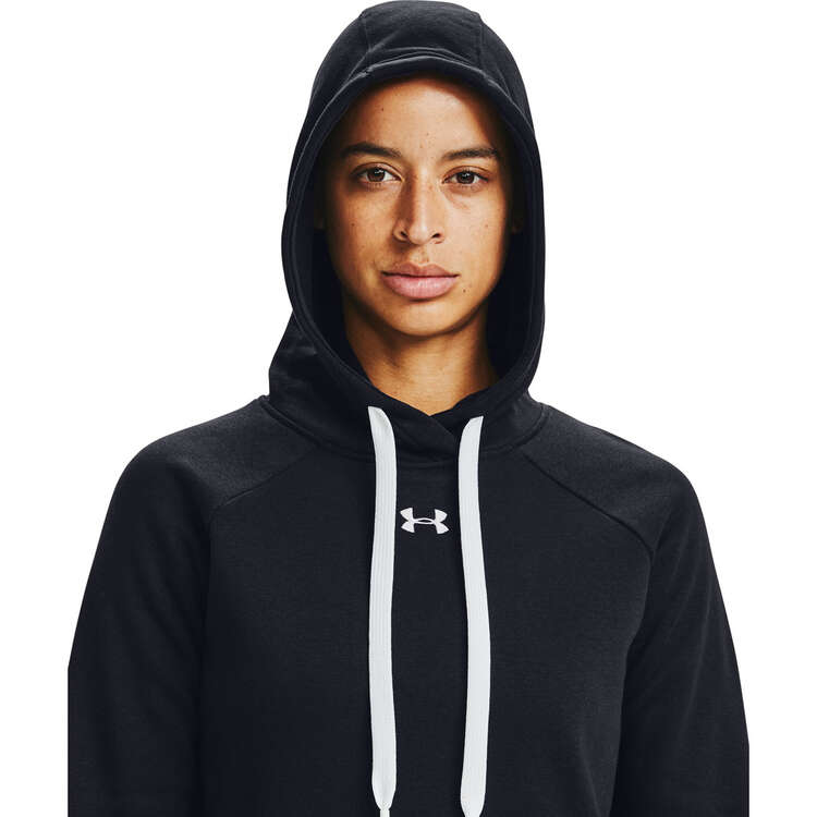 Under Armour Womens Rival Fleece HB Hoodie - Black