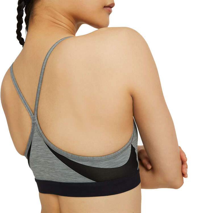 Nike Womens Dri-FIT Indy Padded Sports Bra - Grey