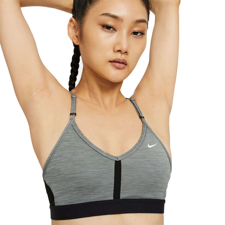 Nike Womens Dri-FIT Indy Padded Sports Bra - Grey