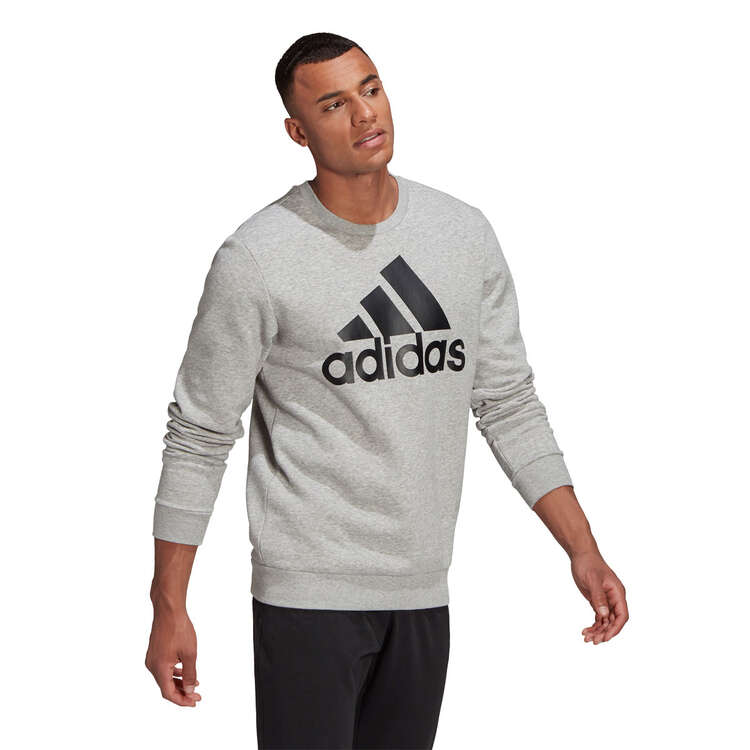 adidas Mens Big Logo Sweatshirt - Grey