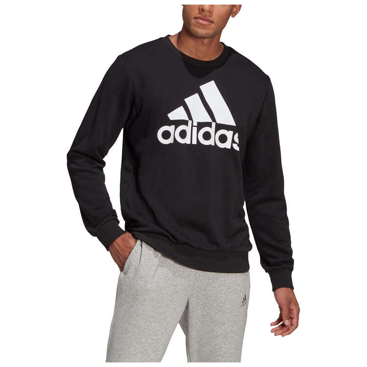 adidas Mens Big Logo Sweatshirt - Black