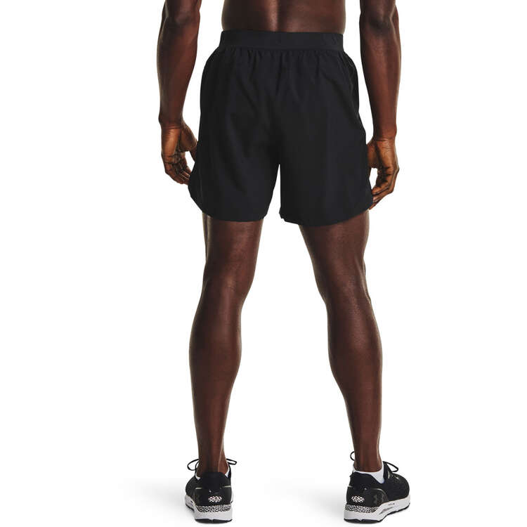 Under Armour Mens UA Launch 5-inch Running Shorts - Black/Reflective