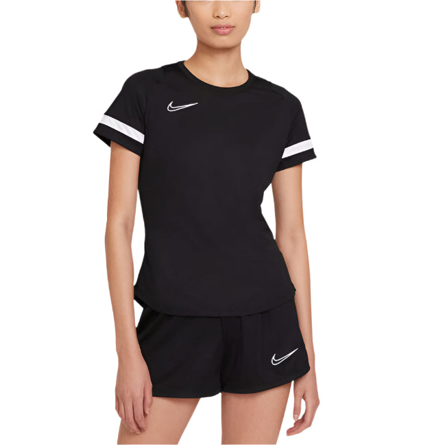 Nike Womens Academy 21 Football Tee - Black