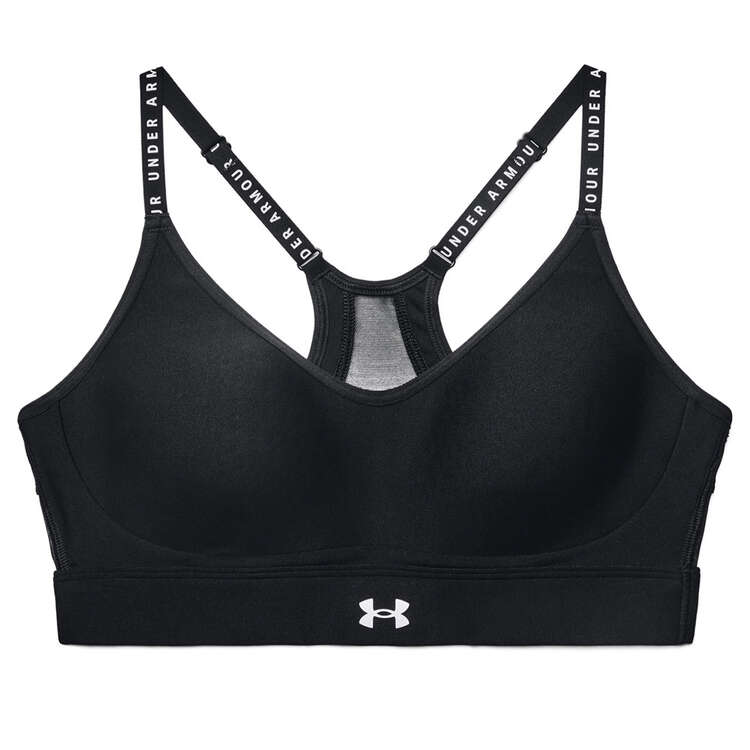 Under Armour Womens Infinity Low Support Covered Sports Bra - Black