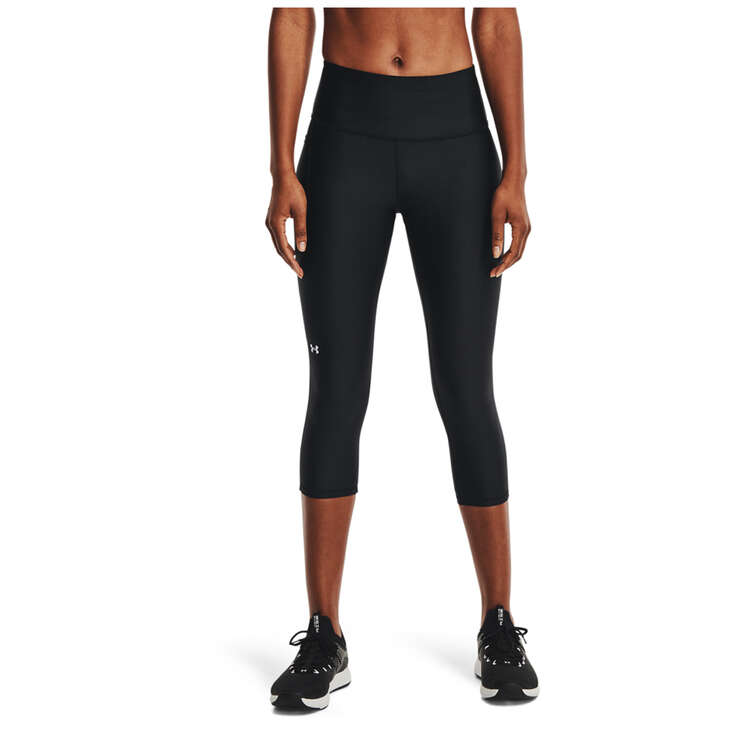 Under Armour Womens HeatGear Armour No Slip Capri High Rise Tights - Black