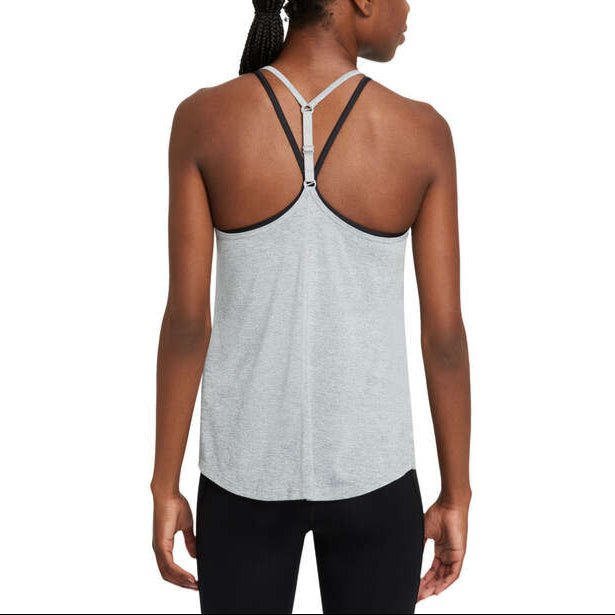 Nike Womens Dri-FIT One Tank Relaxed Fit - Grey