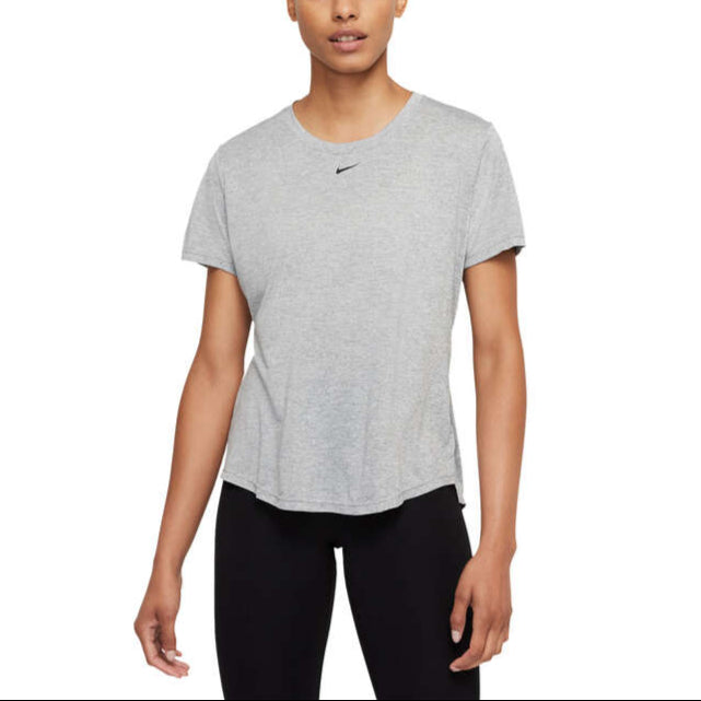 Nike Womens Dri-FIT One Standard Relaxed Tee - Grey