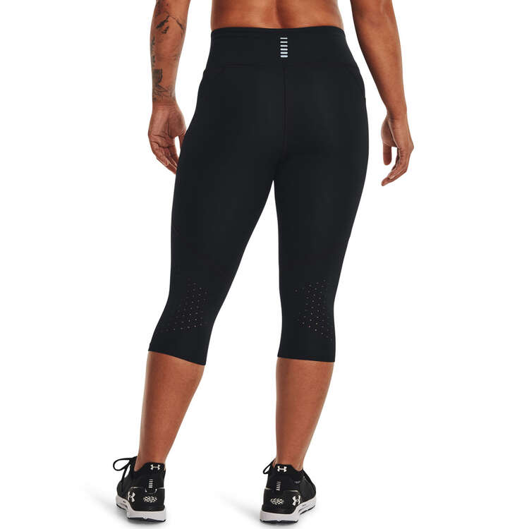 Under Armour Womens Fly Fast 3.0 Speed Capri High Rise Tights - Black