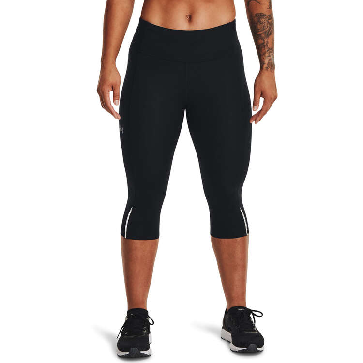 Under Armour Womens Fly Fast 3.0 Speed Capri High Rise Tights - Black