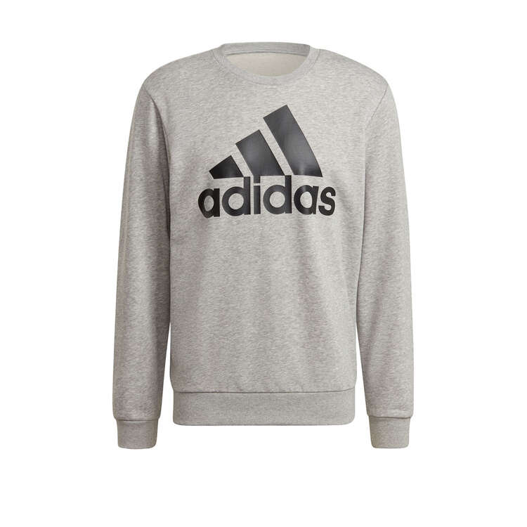 adidas Mens Essentials Big Logo Sweatshirt - Grey