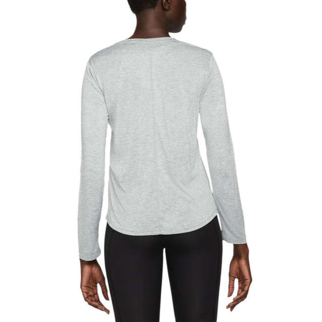 Nike Womens Dri-FIT One Standard Longsleeve Top - Grey