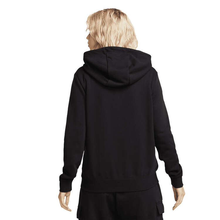 Nike Womens Sportswear Club Fleece Funnel-Neck Hoodie - Black