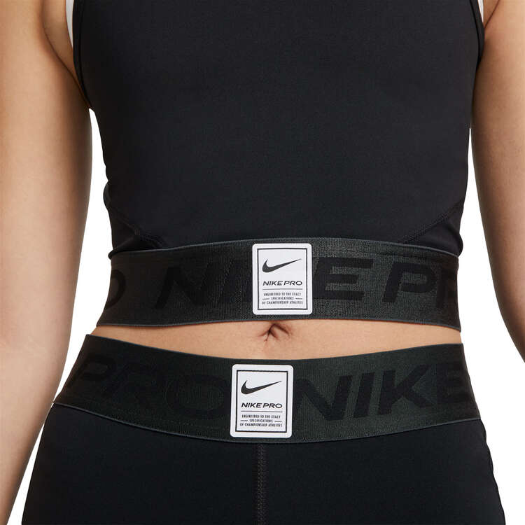 Nike Pro Womens Graphic Crop Tank - Black