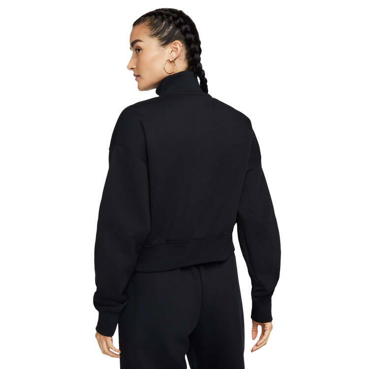 Nike Womens Phoenix Oversized Crop Sweater - Black