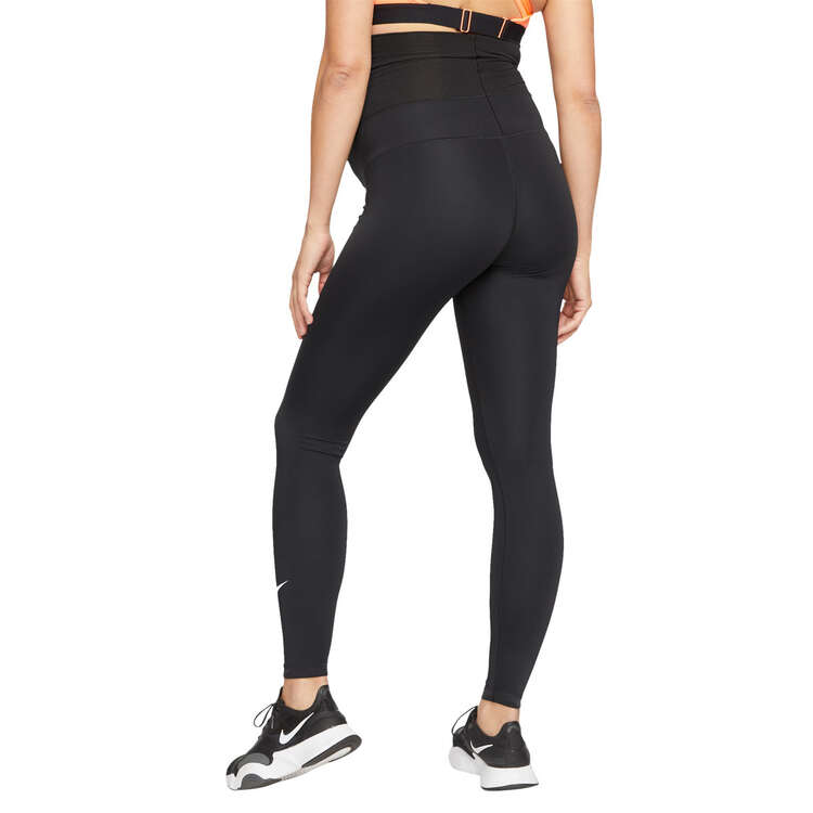 Nike Womens Dri-FIT High-Waisted Maternity Tights - Black